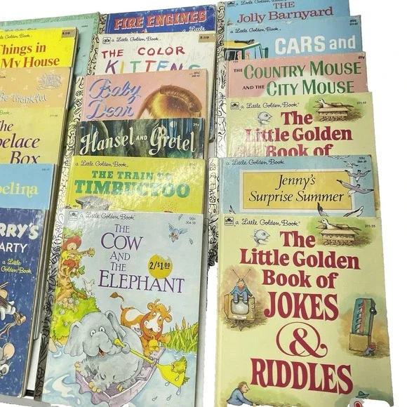 Vintage A Little Golden Book 1960s to 1980s Children Disney Classics Lot Of 18 - Picture 3 of 9